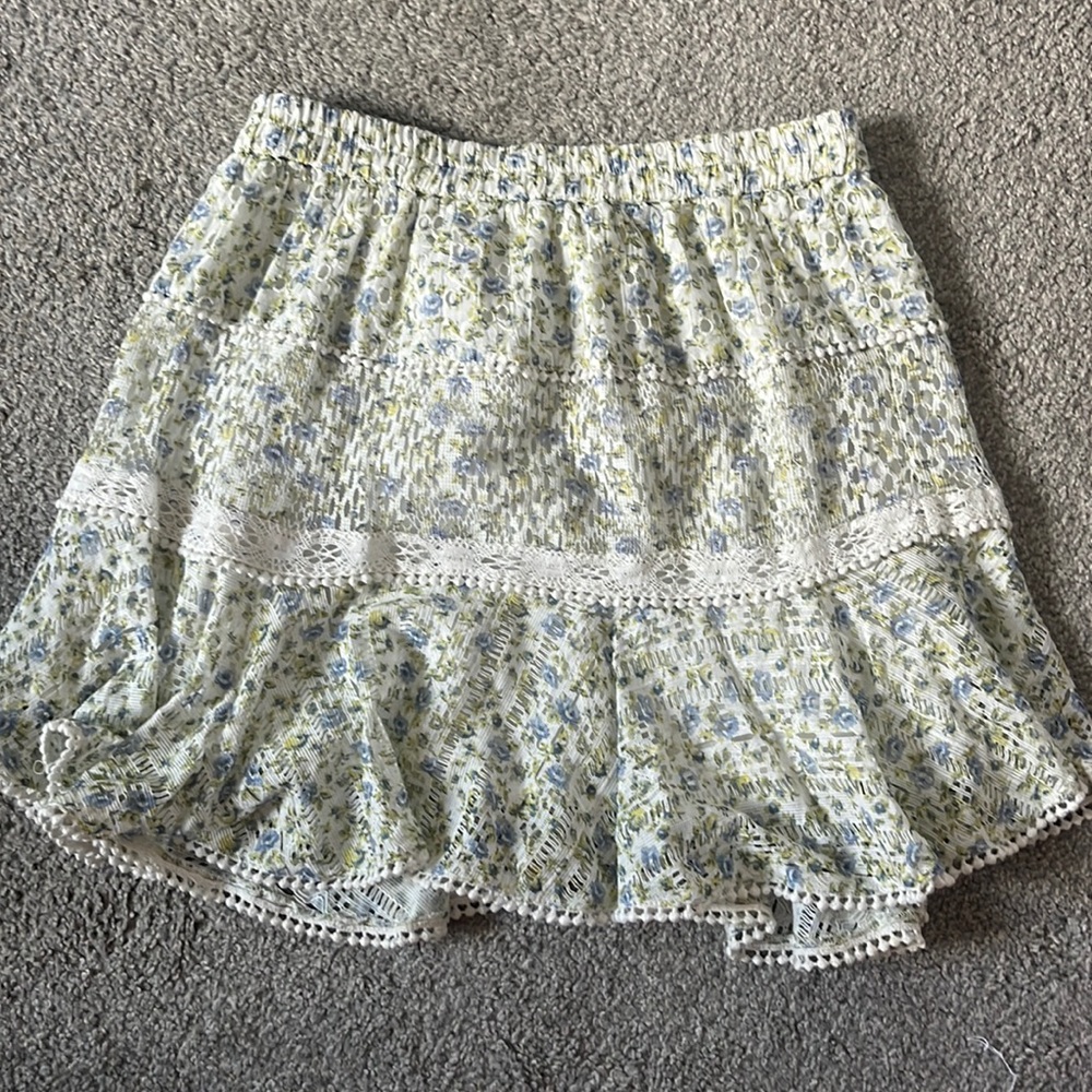Loveshack Fancy Mini Skirt Size 4